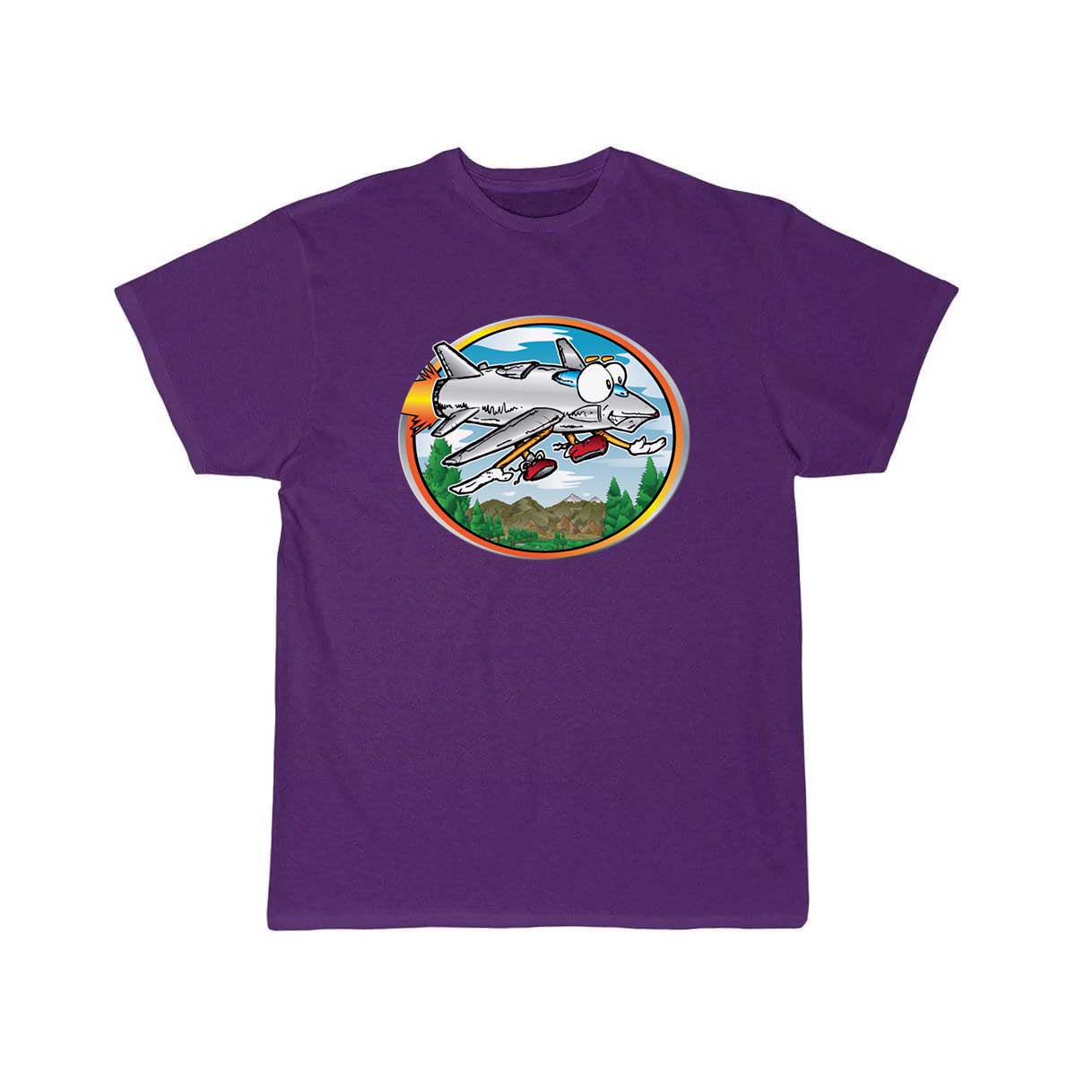 Cartoon Jet Flying T Shirt THE AV8R