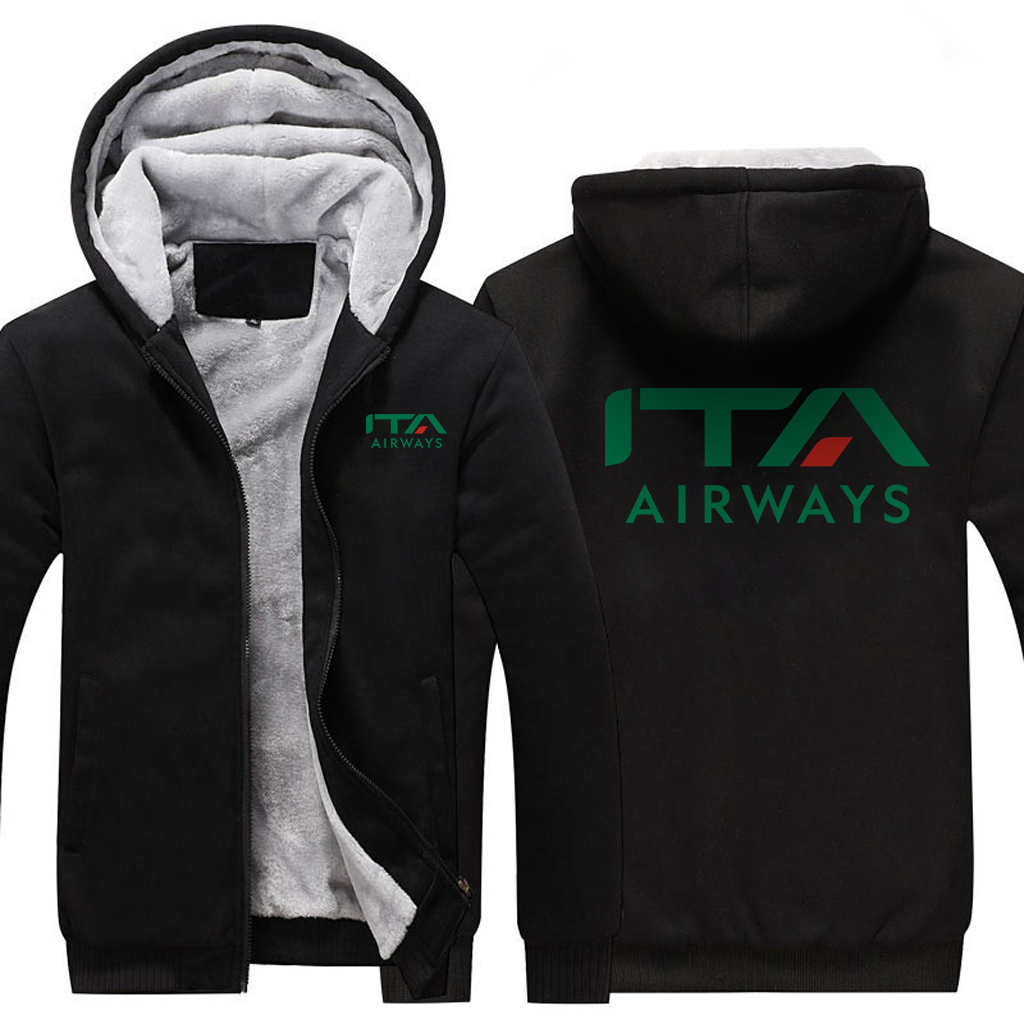 ITALY AIRLINES  JACKETS FLEECE SWEATSHIRT