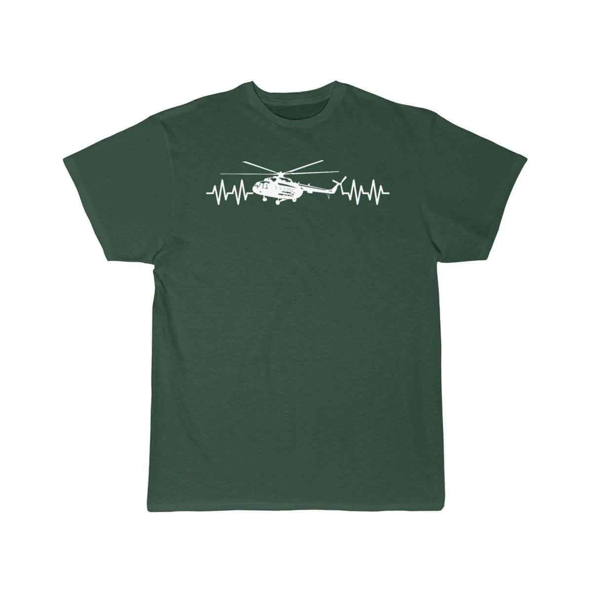 Helicopter Heartbeat T-SHIRT THE AV8R