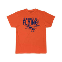 Thumbnail for I'd Rather Be Flying Flying Pilot Plane T-SHIRT THE AV8R