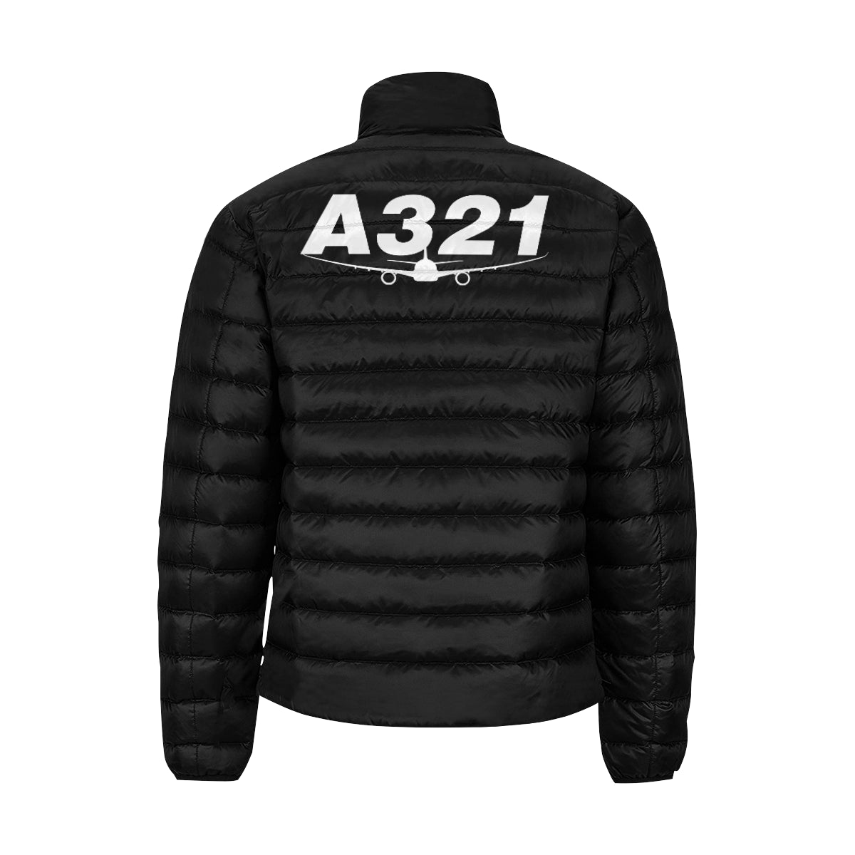 Airbus A321 Men's Stand Collar Padded Jacket e-joyer