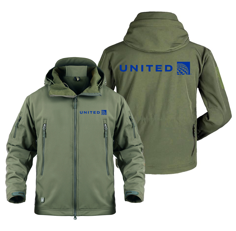 UNITED AIRLINES DESIGNED MILITARY FLEECE THE AV8R