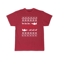 Thumbnail for Christmas sweater for fighter jet lover T SHIRT THE AV8R