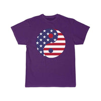 Thumbnail for American Flag Yin Yang With Stroke T Shirt THE AV8R