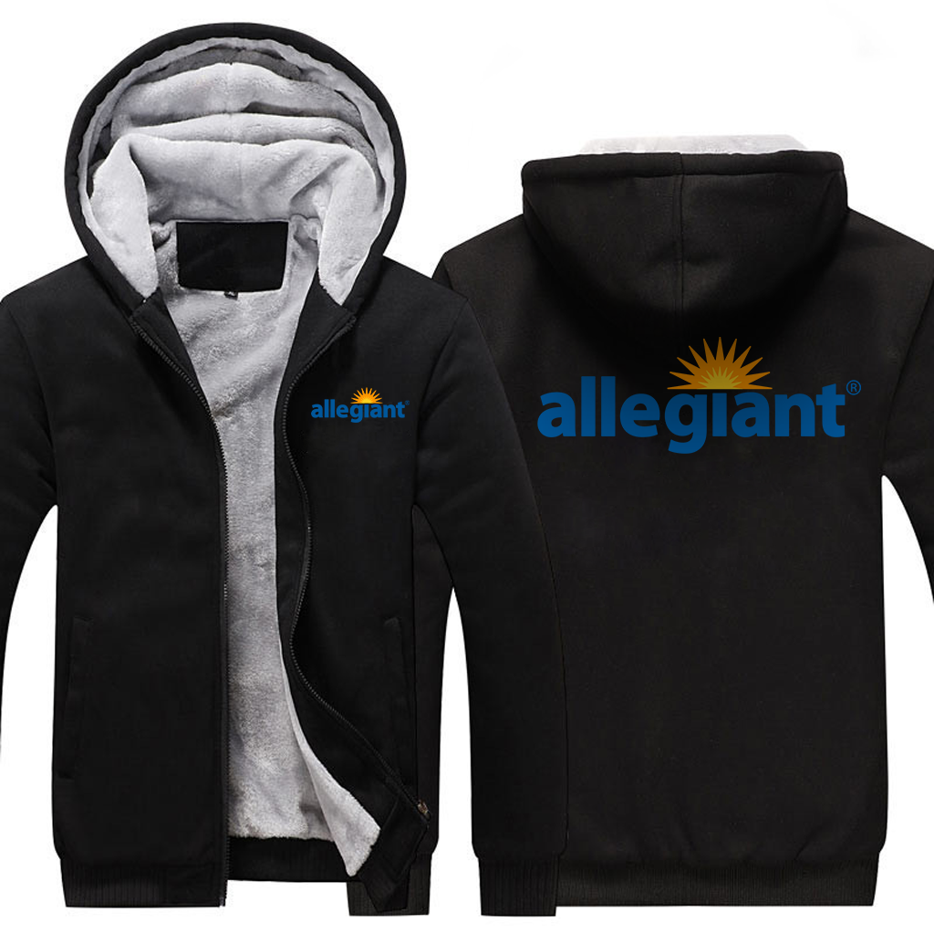 ALLEGIANT AIRLINES  JACKETS FLEECE SWEATSHIRT