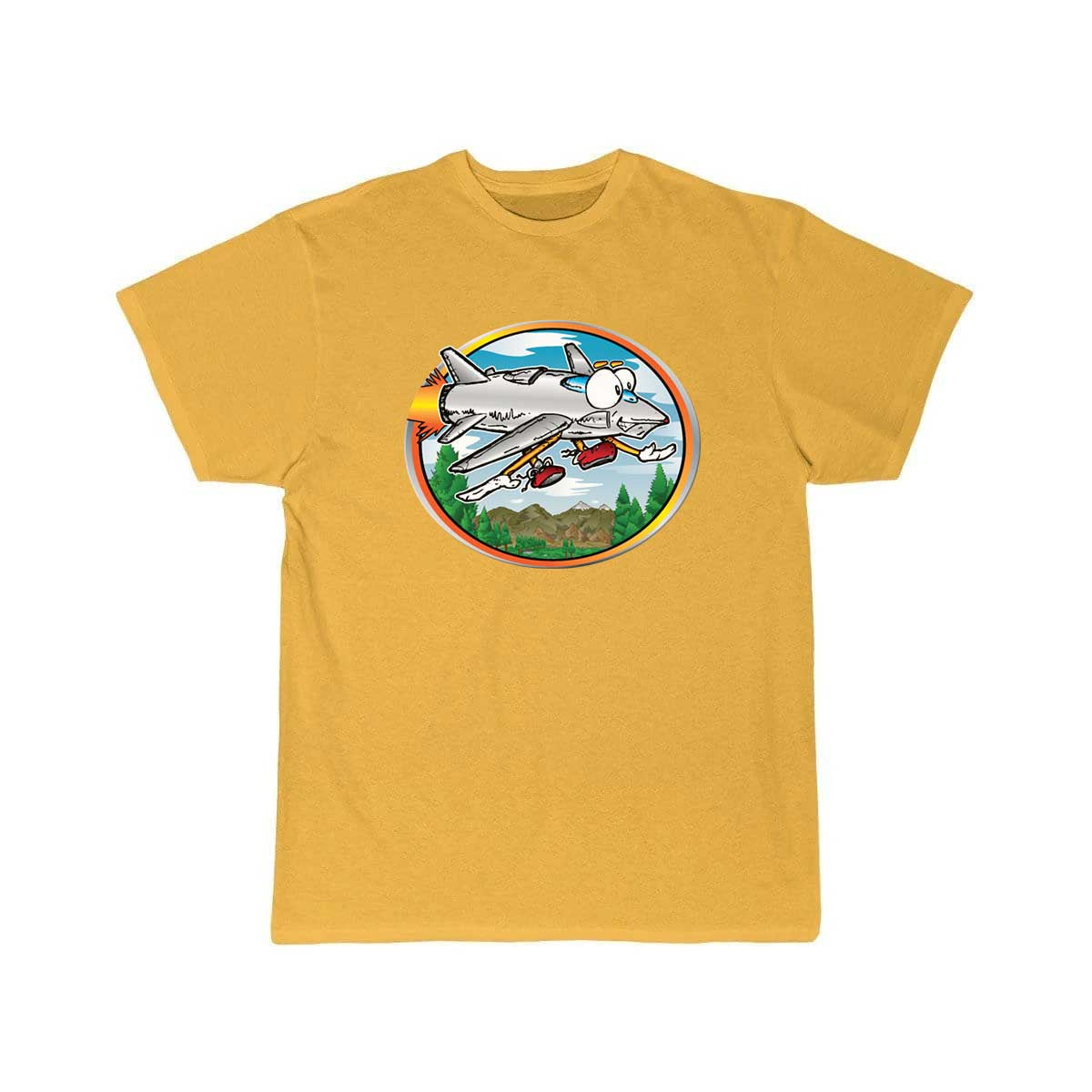 Cartoon Jet Flying T Shirt THE AV8R