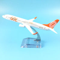 Thumbnail for 16CM ALLOY METAL MODEL PLANE BRAZIL AIR GOL AIRLINES BOEING 737 BOEING 737 800 AIRWAYS AIRCRAFT AIRPLANE MODEL W STAND GIFT - PILOTSX