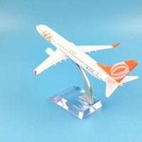 Thumbnail for 16CM ALLOY METAL MODEL PLANE BRAZIL AIR GOL AIRLINES BOEING 737 BOEING 737 800 AIRWAYS AIRCRAFT AIRPLANE MODEL W STAND GIFT - PILOTSX