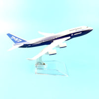 Thumbnail for 16CM ORIGINAL MODEL BOEING 747 BOEING 747 - 400 AIRLINES PLANE MODEL ALLOY METAL DIECAST MODEL AIRPLANE AIRCRAFT AIRWAYS GIFT KIDS TOY - PILOTSX