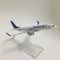 Thumbnail for 16CM PLANE MODEL AIRPLANE MODEL BRAZIL VARIG AIRLINES BOEING 737 AIRCRAFT MODEL DIECAST METAL 1:400 AIRPLANES MODEL - PILOTSX