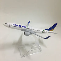 Thumbnail for 16CM PLANE MODEL AIRPLANE MODEL BRAZIL VARIG AIRLINES BOEING 737 AIRCRAFT MODEL DIECAST METAL 1:400 AIRPLANES MODEL - PILOTSX