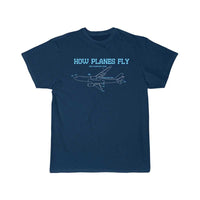 Thumbnail for Cool AEROSPACE ENGINEER Tee How Planes Fly T-SHIRT THE AV8R