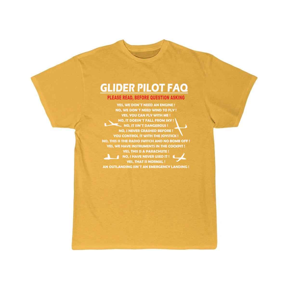 glider pilot FAQ funny T-SHIRT THE AV8R