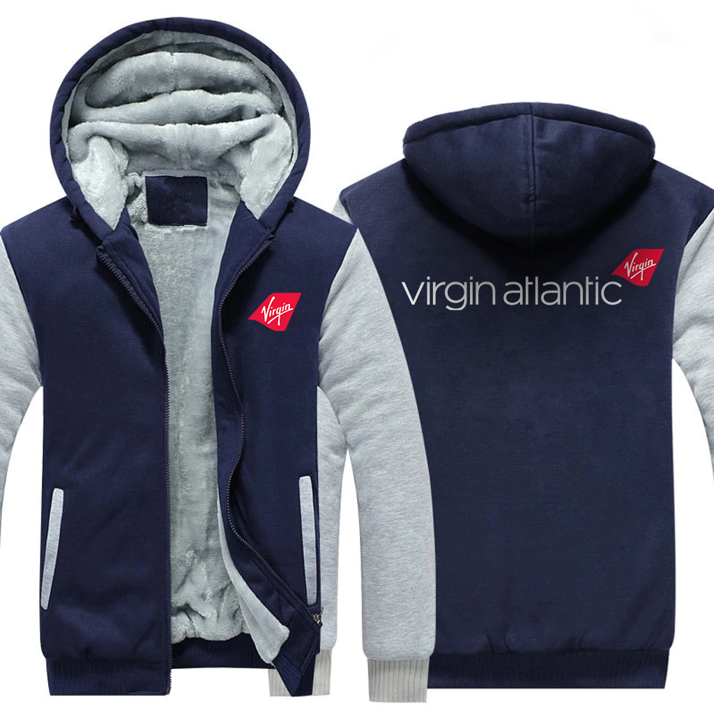 VIRGIN ATLANTIC AIRLINES  JACKETS FLEECE SWEATSHIRT