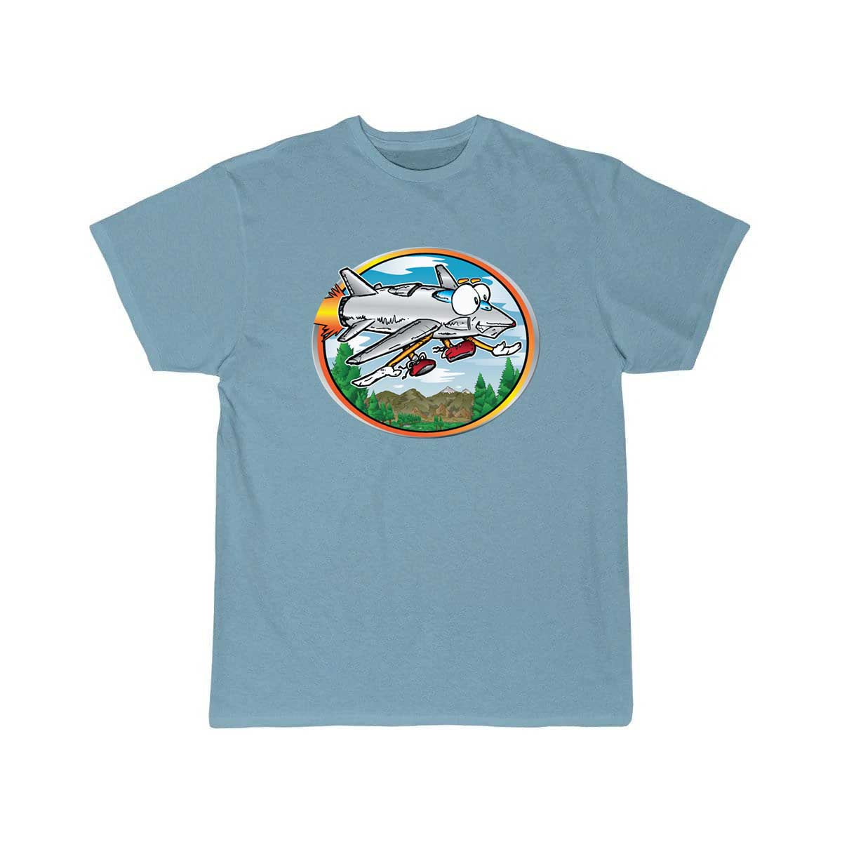 Cartoon Jet Flying T Shirt THE AV8R