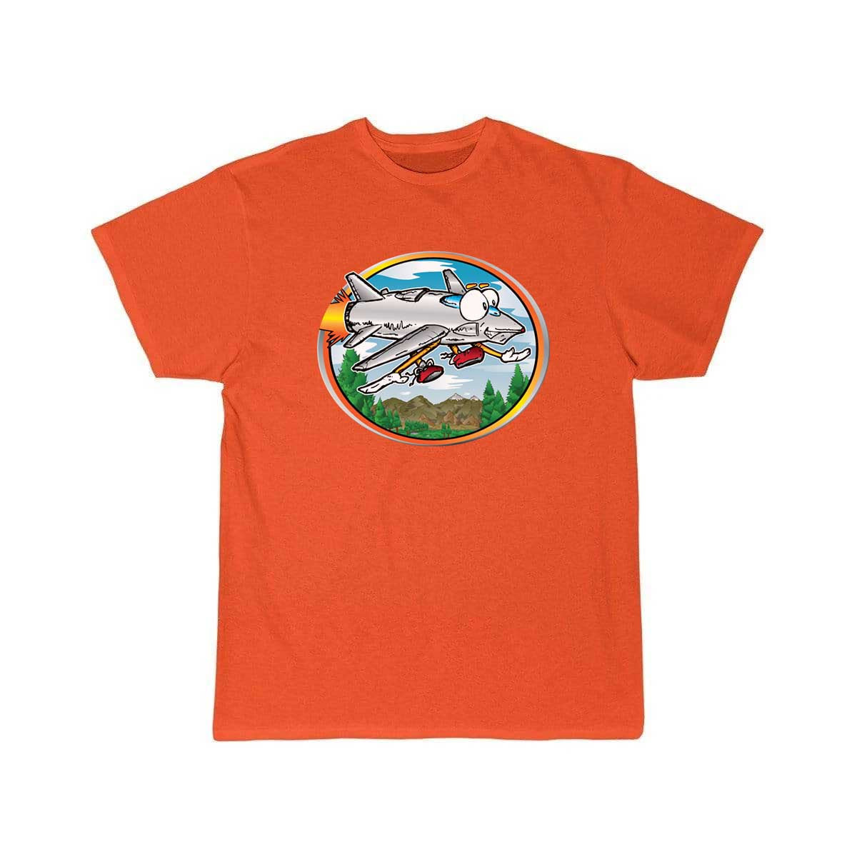 Cartoon Jet Flying T Shirt THE AV8R