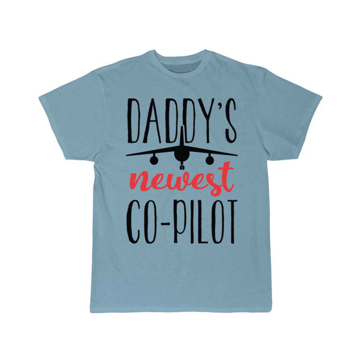 Daddy's Newest Co-Pilot Jet Aircraft Airplane T-SHIRT THE AV8R