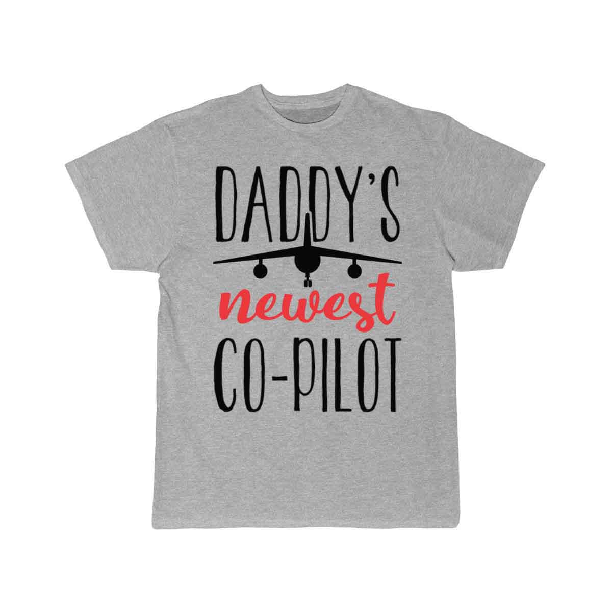 Daddy's Newest Co-Pilot Jet Aircraft Airplane T-SHIRT THE AV8R