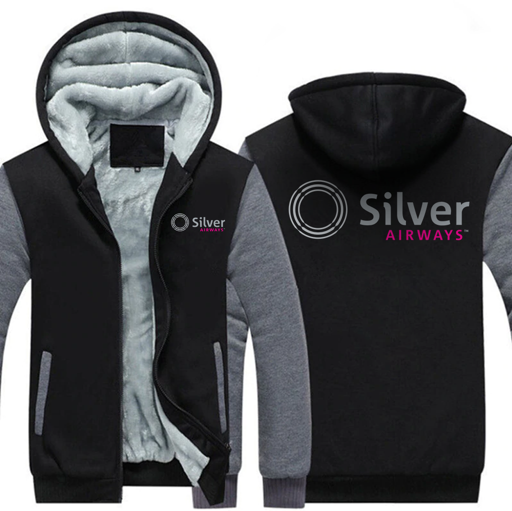 SILVER AIRLINES  JACKETS FLEECE SWEATSHIRT