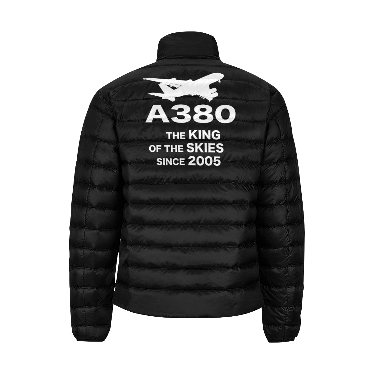 Airbus A380 Men's Stand Collar Padded Jacket e-joyer