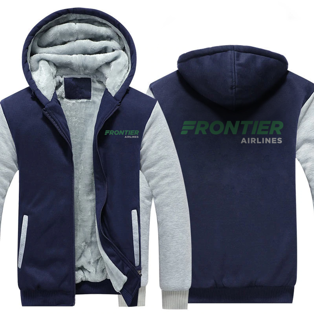 AIR FRONTIER AIRLINES JACKETS FLEECE SWEATSHIRT