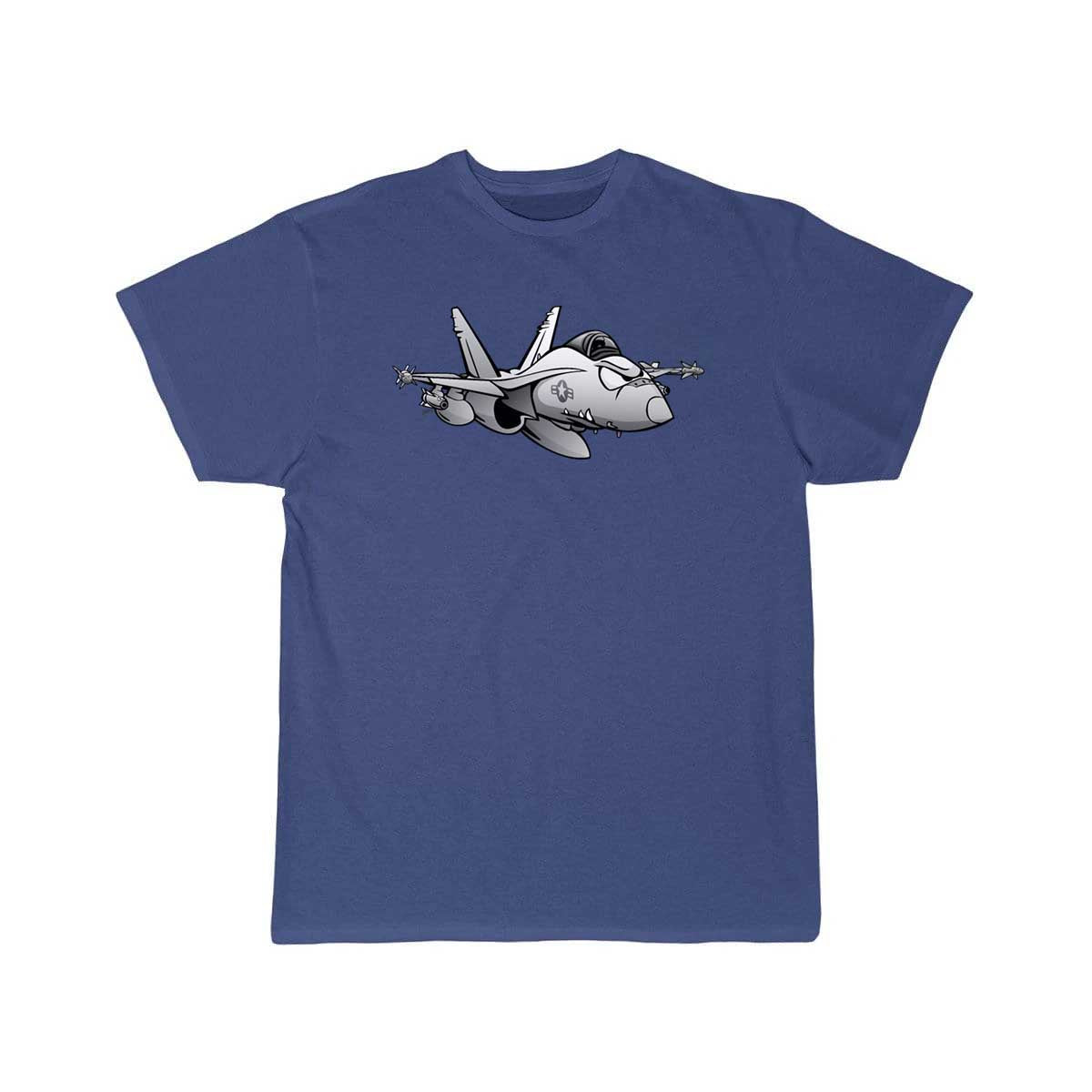 Military Fighter Attack Jet Airplane Cartoon T Shirt THE AV8R