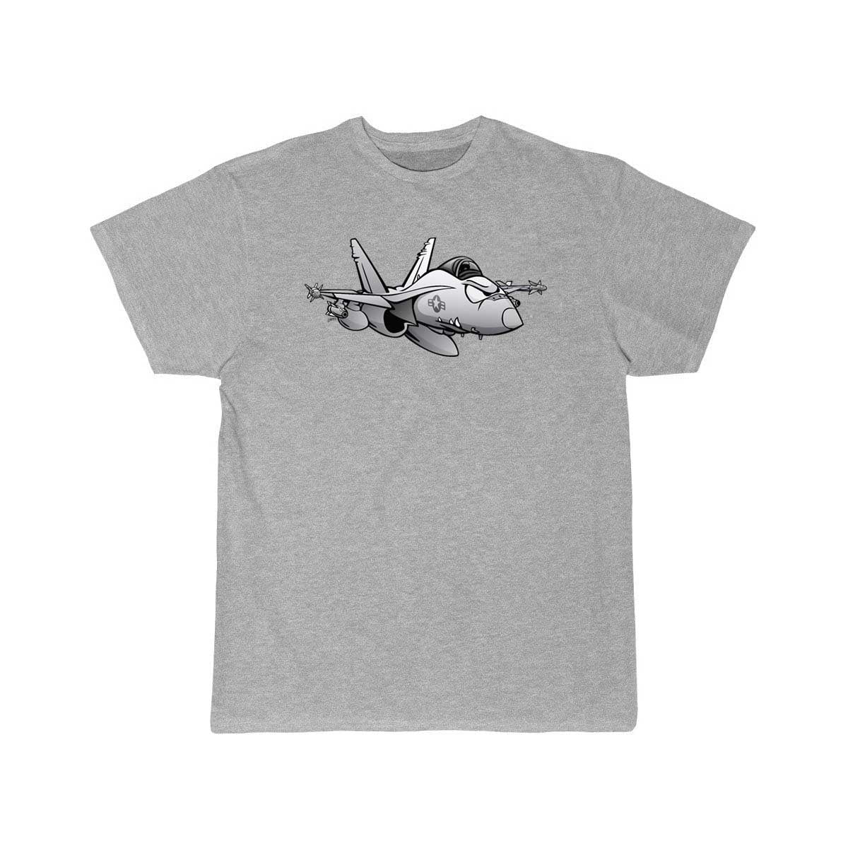 Military Fighter Attack Jet Airplane Cartoon T Shirt THE AV8R