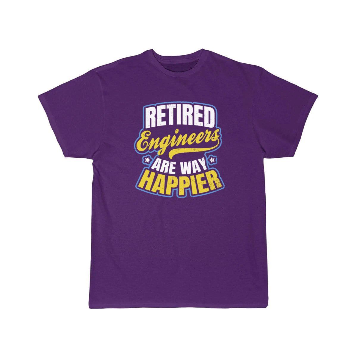 Retired Engineer Way Happier  T-Shirt THE AV8R