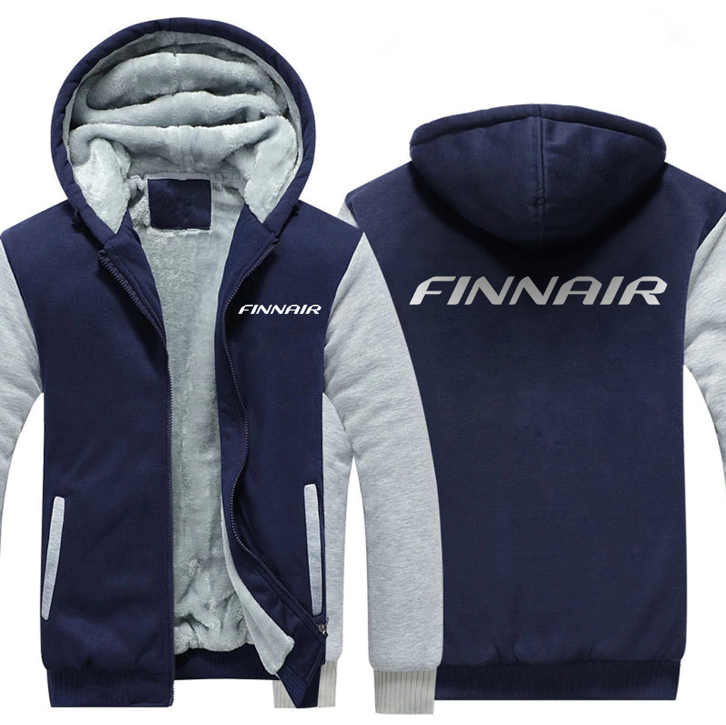 FINN AIRLINES  JACKETS FLEECE SWEATSHIRT