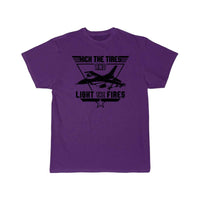 Thumbnail for Kick the Tires and Light the Fires Fighter Jet T Shirt THE AV8R