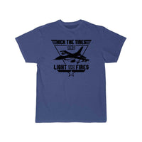 Thumbnail for Kick the Tires and Light the Fires Fighter Jet T Shirt THE AV8R