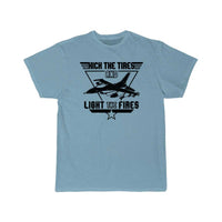 Thumbnail for Kick the Tires and Light the Fires Fighter Jet T Shirt THE AV8R