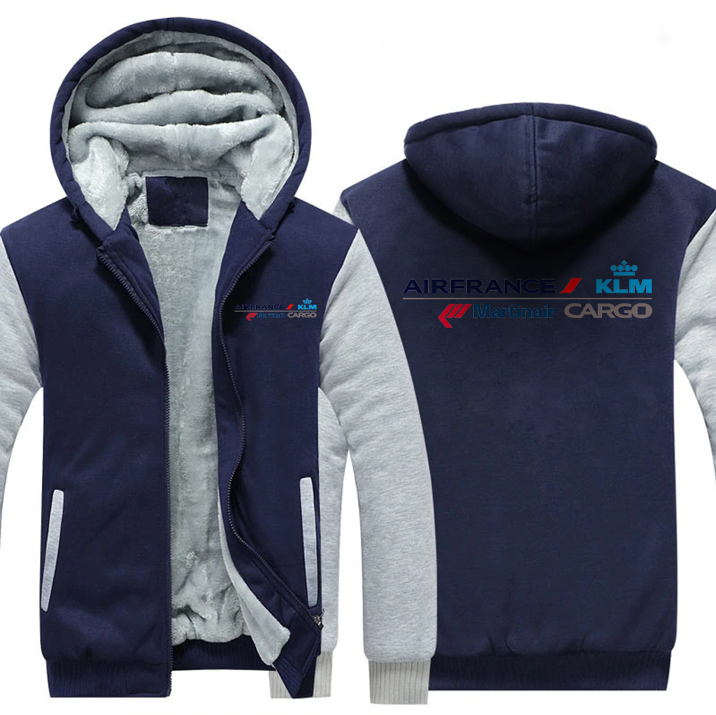 AIR AIRLINES JACKETS FLEECE SWEATSHIRT