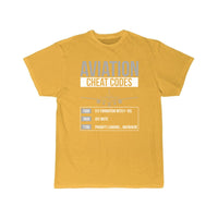 Thumbnail for Aviation Cheat Codes - Funny For Pilots And Atc T-SHIRT THE AV8R