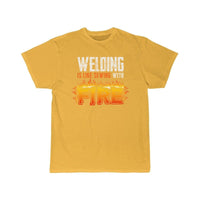 Thumbnail for Welding Is Like Sewing With Fire Welder Mechanic  T-Shirt THE AV8R