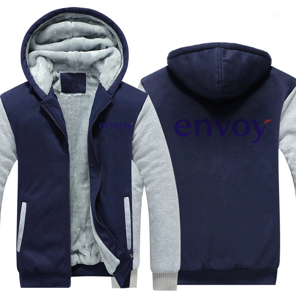 ENVOY AIRLINES  JACKETS FLEECE SWEATSHIRT