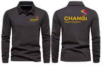 Thumbnail for CHANGI AIRPORT LONG SLEEVE  POLO