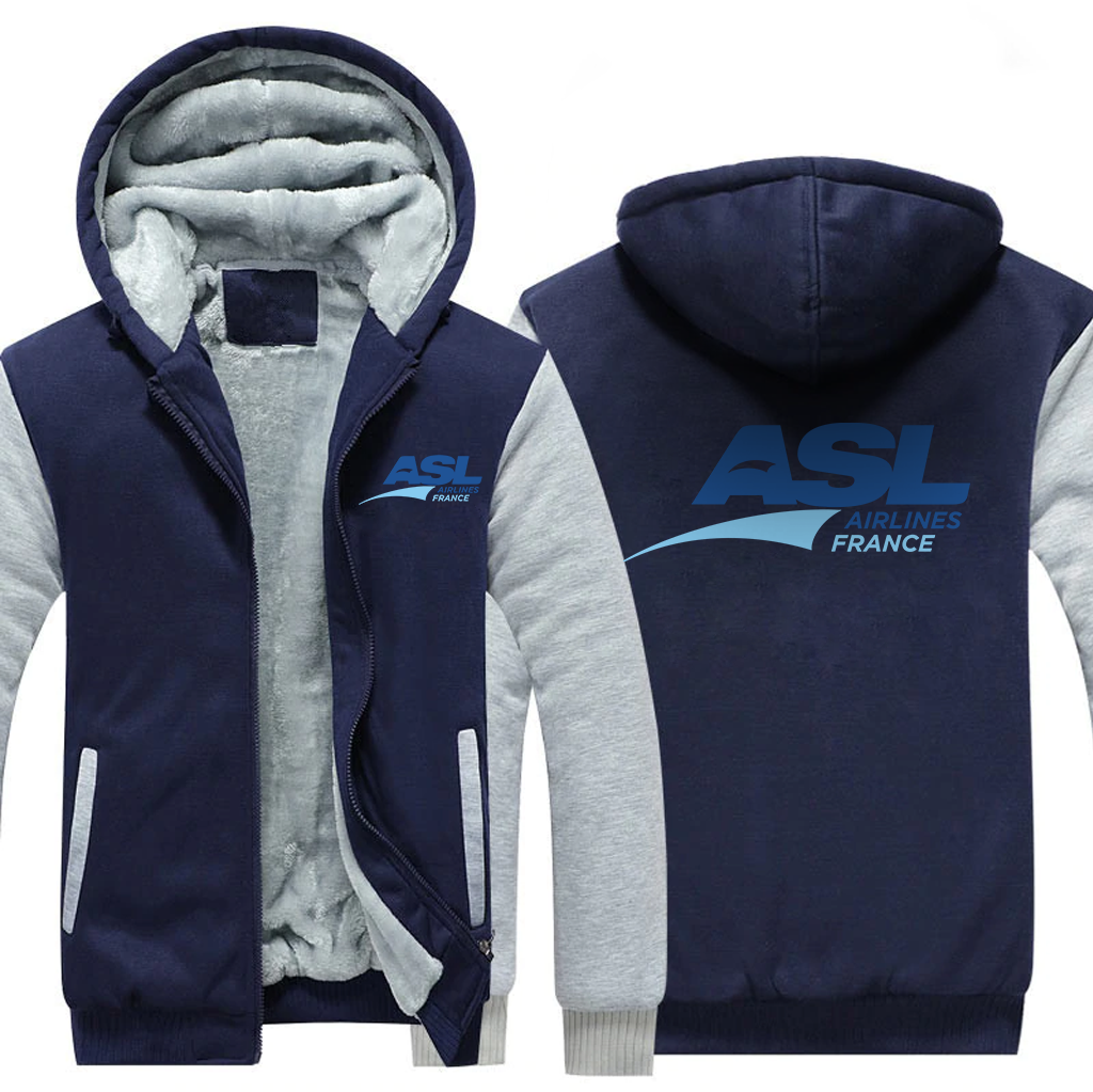 ASL AIRLINES  JACKETS FLEECE SWEATSHIRT