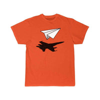 Thumbnail for Paper Plane Fighter Jet T Shirt THE AV8R