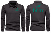 Thumbnail for BHM AIRPORT LONG SLEEVE  POLO