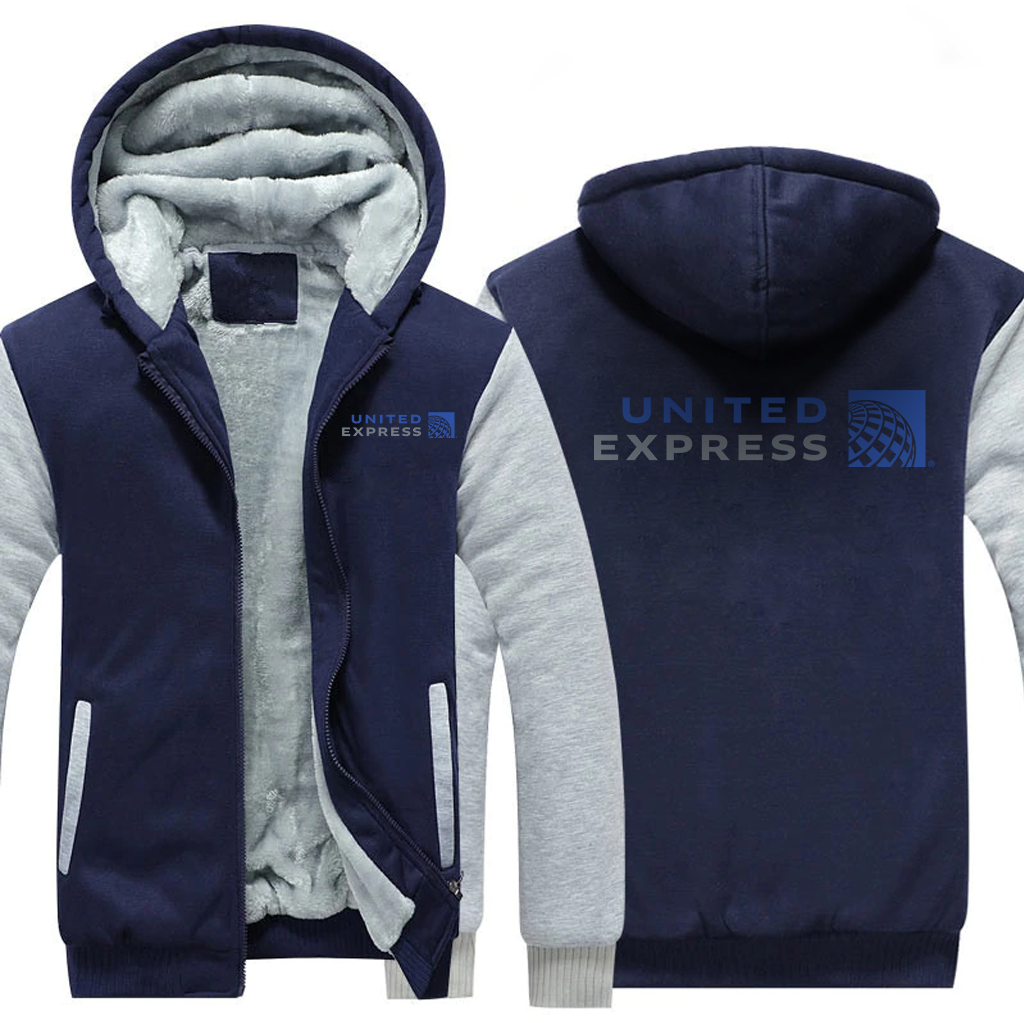 UNITED EXPRESS AIRLINES JACKETS FLEECE SWEATSHIRT