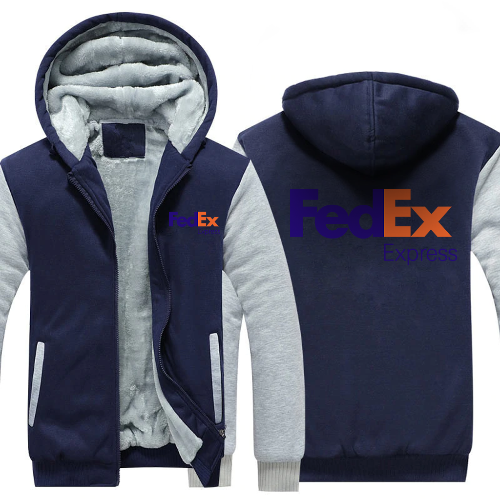 FEDEX AIRLINES  JACKETS FLEECE SWEATSHIRT