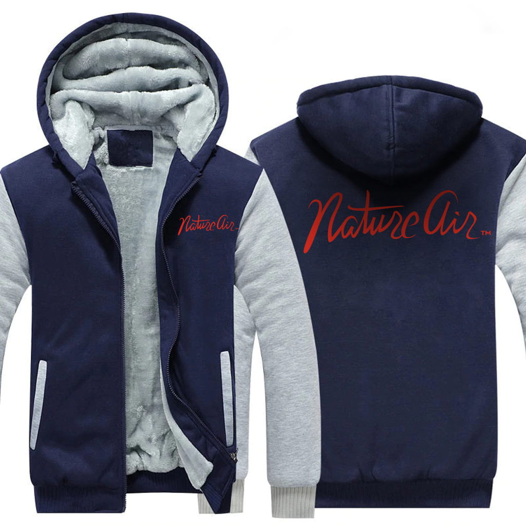 NATURE AIRLINES JACKETS FLEECE SWEATSHIRT