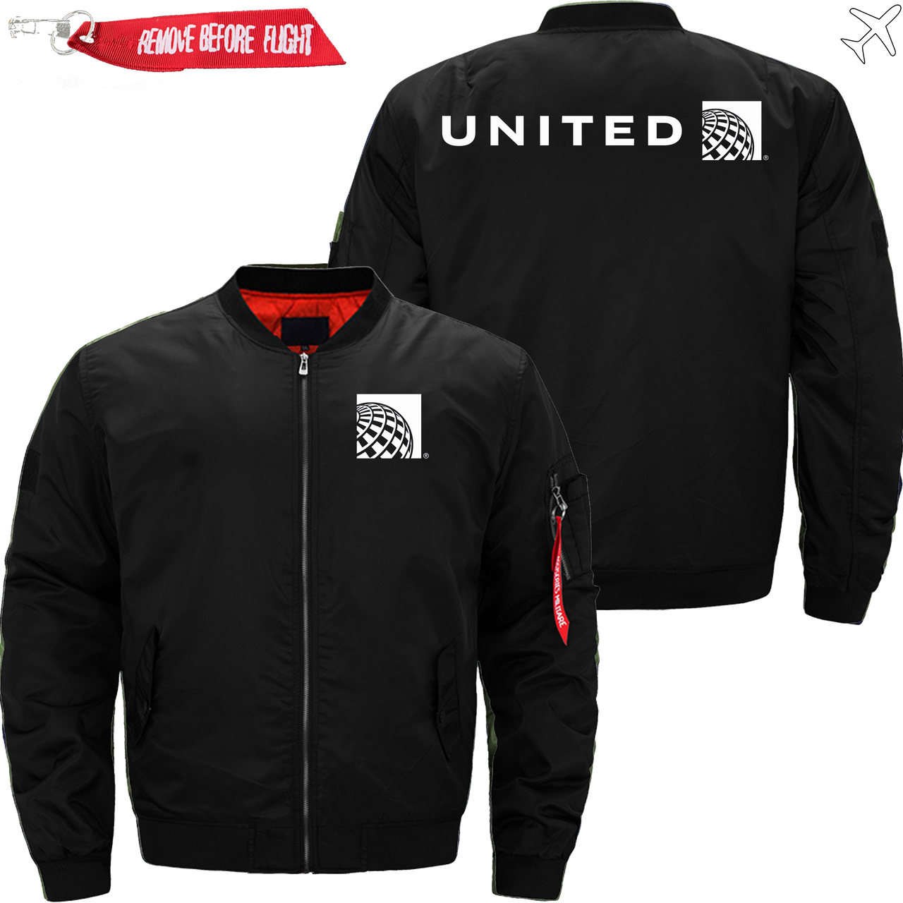 UNITED AIRLINE JACKET MA1 BOMBER