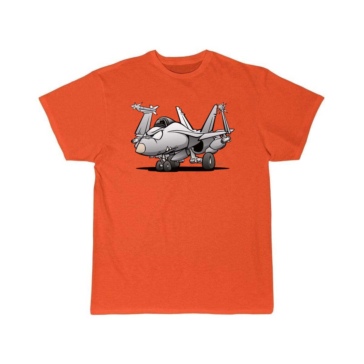 Military Naval Fighter Jet Airplane Cartoon T Shirt THE AV8R