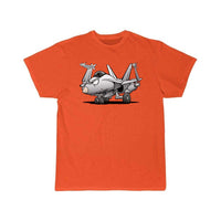 Thumbnail for Military Naval Fighter Jet Airplane Cartoon T Shirt THE AV8R