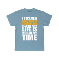 Thumbnail for Your Life Is Worth My Time Air Traffic Controller T-SHIRT THE AV8R