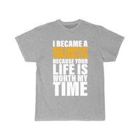 Thumbnail for Your Life Is Worth My Time Air Traffic Controller T-SHIRT THE AV8R