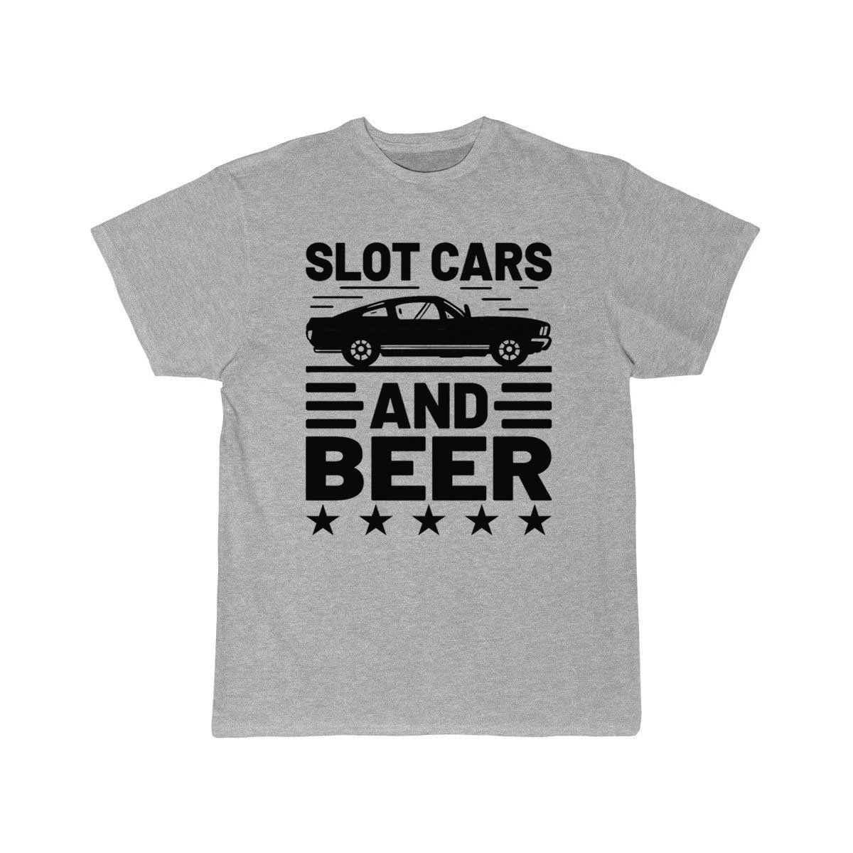 Slot Car Racing Nostalgic Muscle Car Project Car  T-Shirt THE AV8R