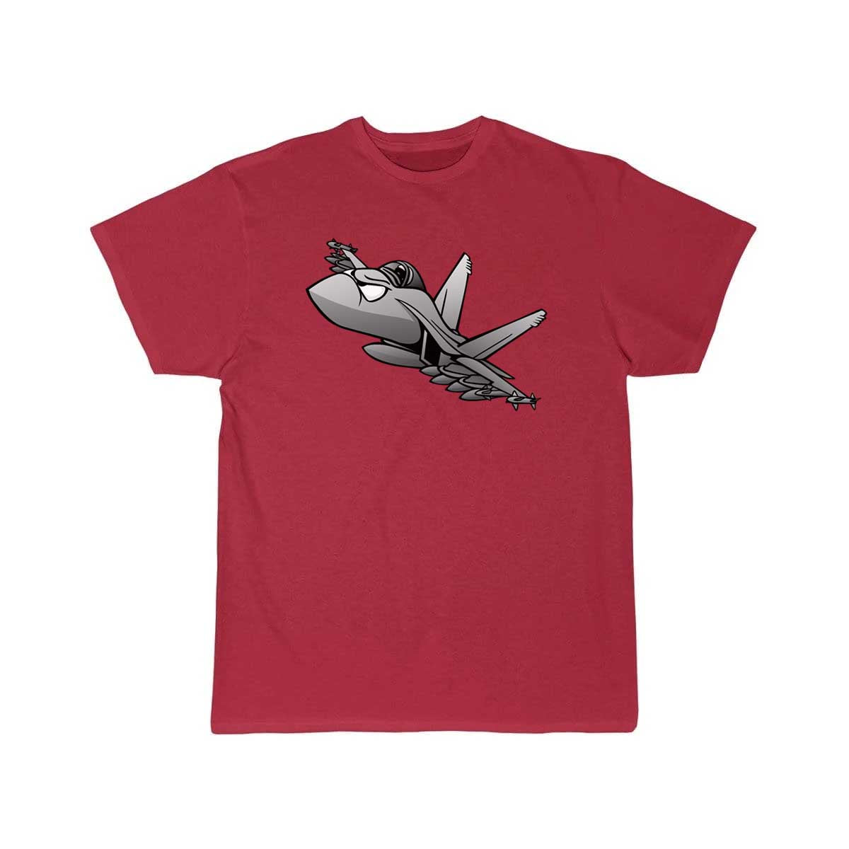 Military Fighter Attack Jet Airplane Cartoon T Shirt THE AV8R